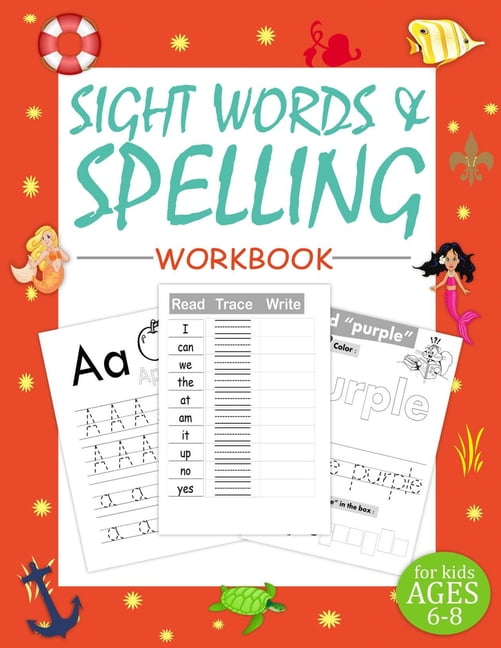 | Reading & Phonics Activities 1st Grade Workbook and 2nd .. Kindergarten Workbook Worksheets Sight Words and Spelling Workbook for Kids Ages 6-8: Learn to Write and Spell Essential Words