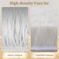 thumbnail image 5 of Kselythan  Faux Fur Rug for Bedroom,Area Rugs for Living Room,Ultra Soft Plush Modern Indoor Fuzzy Carpet ,Thick Faux Fur Shag Rug Non-Slip Carpet ,For Bedroom,Living Room,Home Decor Rug, 5 of 8