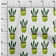 thumbnail image 2 of oneOone Cotton Poplin Light Green2 Fabric Cactus Sewing Fabric By The Yard Printed Diy Clothing Sewing Supplies 56 Inch Wide, 2 of 6