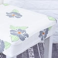 thumbnail image 4 of Funda protectora para silla de cocina y comedor, decoración para bodas Flor gris, 4 of 7