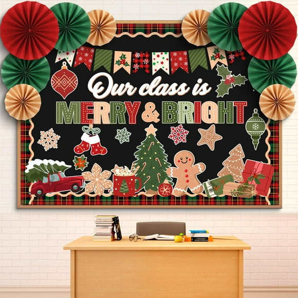 Set de decoración para tablones de anuncios navideños, 67 unidades, de Eersida