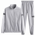 thumbnail image 2 of Blekii Men's Lightweight Tracksuit Set, Couples Matching Sportswear Two-Piece, Breathable Spring Fall Loungewear, Casual Gym Running Outfit, Comfortable Coordinated Set, Perfect, 2 of 3