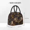 thumbnail image 2 of Balery Mystical Golden Eye Bolsa de Almuerzo para Mujeres, Caja de Almuerzo, Bolsa de Almuerzo Pequeña Impermeable, Tote de Almuerzo Reutilizable con Gran Capacidad, 2 of 6