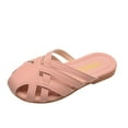 thumbnail image 2 of Oalirro Slide Sandals Todder Baby Girl Shoes Kids Indoor Flip Flops Infant Beach Casual Soft Slippers, 2 of 7