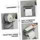 thumbnail image 4 of Toilet Paper Holder No Drilling with Shelf Bathroom Organiser Modern Design, 4 of 5