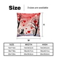 thumbnail image 5 of LOVE Covers Set of 2 with Unique Patterns for Bed, Chair Pillow Covers, Decorative Pillows - Available in 16x16, 18x18, 20x20 Inchesfor Various Occasions, 5 of 6