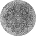 thumbnail image 1 of Ahgly Company Machine Washable Indoor Round Persian Gray Traditional Area Rugs, 5' Round, 1 of 1