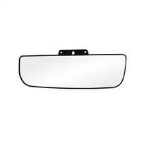 88262 - Fit System Driver Side Non-heated Mirror Glass w/ backing plate, Chevrolet Express Full Size Van, GMC Savana Full Size Van 08-18, 2 5/ 16" x 7 3/ 8" x 7 3/ 8" (bottom lens)