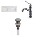 thumbnail image 1 of American Imaginations 48-in. W 1 Hole Ceramic Top Set In White Color - Drain Incl. AI-32654, 1 of 9