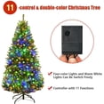 thumbnail image 6 of 4FT Pre-Lit Christmas Tree with 300 PVC Branch Tips and Foldable Base, Premium Artificial Spruce Tree Hinged Xmas Tree for Holiday Decoration, 6 of 8