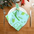 thumbnail image 6 of Iauyy Satin Napkins Set of 4- Basketball Pattern 3 DIY Printing Decoration Cloth Napkin- Easy Care for Home/Party, 6 of 8