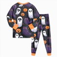 thumbnail image 6 of KPOPLK Toddler Girl Pajamas Outfit Sets Long Sleeve Halloween Pajamas Kids Girls Clothes PJs Two Piece Kids Jammies 2 to 8 Years Size 3-4 Years, 6 of 9