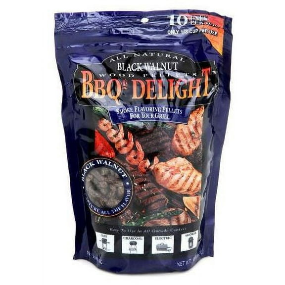 BBQr's Delight Black Walnut Cooking Pellets 1lb Grilling Smoking All Natural