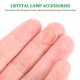 thumbnail image 4 of 300 piezas Anillo de conexión de candelabro Accesorio de iluminación de anillo de bola de cristal DIY, 4 of 5