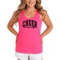 thumbnail image 2 of Trendy Cheer Mama Tank Top for Women Supportive Mama Shirt Neon Pink Tank Top Medium, 2 of 4