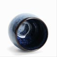 thumbnail image 4 of Jianzhan Ceramic Teacup, Kung Fu Tea Set, Coffee cup，Yerba Mate Set - Ceramic Mate CupSet of 4 (Blue), 4 of 5