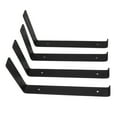 thumbnail image 1 of 4Pcs L Shelf Brackets Strong Metal, Easy Installation, Strong Load Bearing, Wide Application, High Strength, Iron Material, For Family Office Garage, 1 of 7
