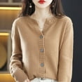 thumbnail image 2 of 2022 New Autumn and winter YAMXUN cardigan Sweater women Comfortable cardigan Fashion Long-Sleeved Cardigan Top, 2 of 5