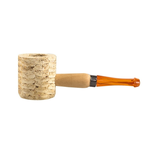 Yuarrent Pipas para fumar desechables Mini mazorca de maíz tabaco creativo hecho a mano boquilla regalos humo accesorios para principiantes encendedores