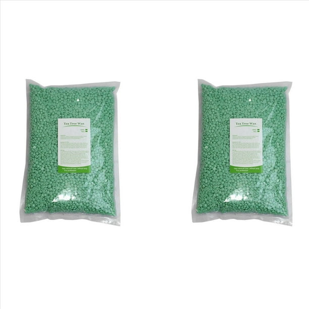 2X 500 G de Granos de para Depilación de Cuerpo Completo, Película Caliente, Perlas de Depilatoria para Máquina Calentadora de Estilo 7