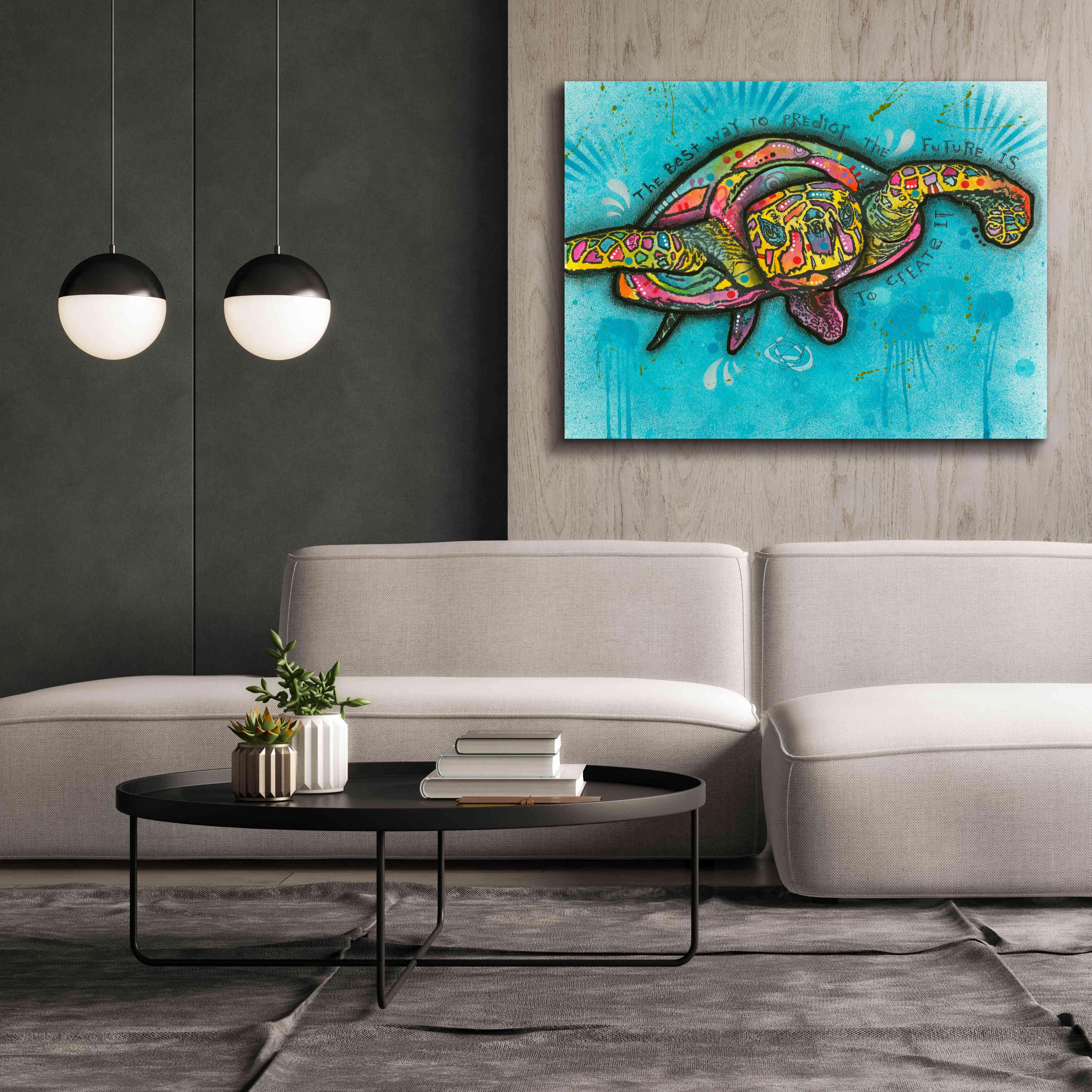 Epic Graffiti 'Do A Barrel Roll' by Dean Russo, Canvas Wall Art, 12x16 