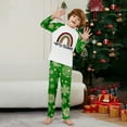 thumbnail image 6 of Onlypjs Family Matching Christmas Pajamas Sets – Holiday PJs for Women, Men – Festive Green Snowflake & Holiday Print Sleepwear, 6 of 8