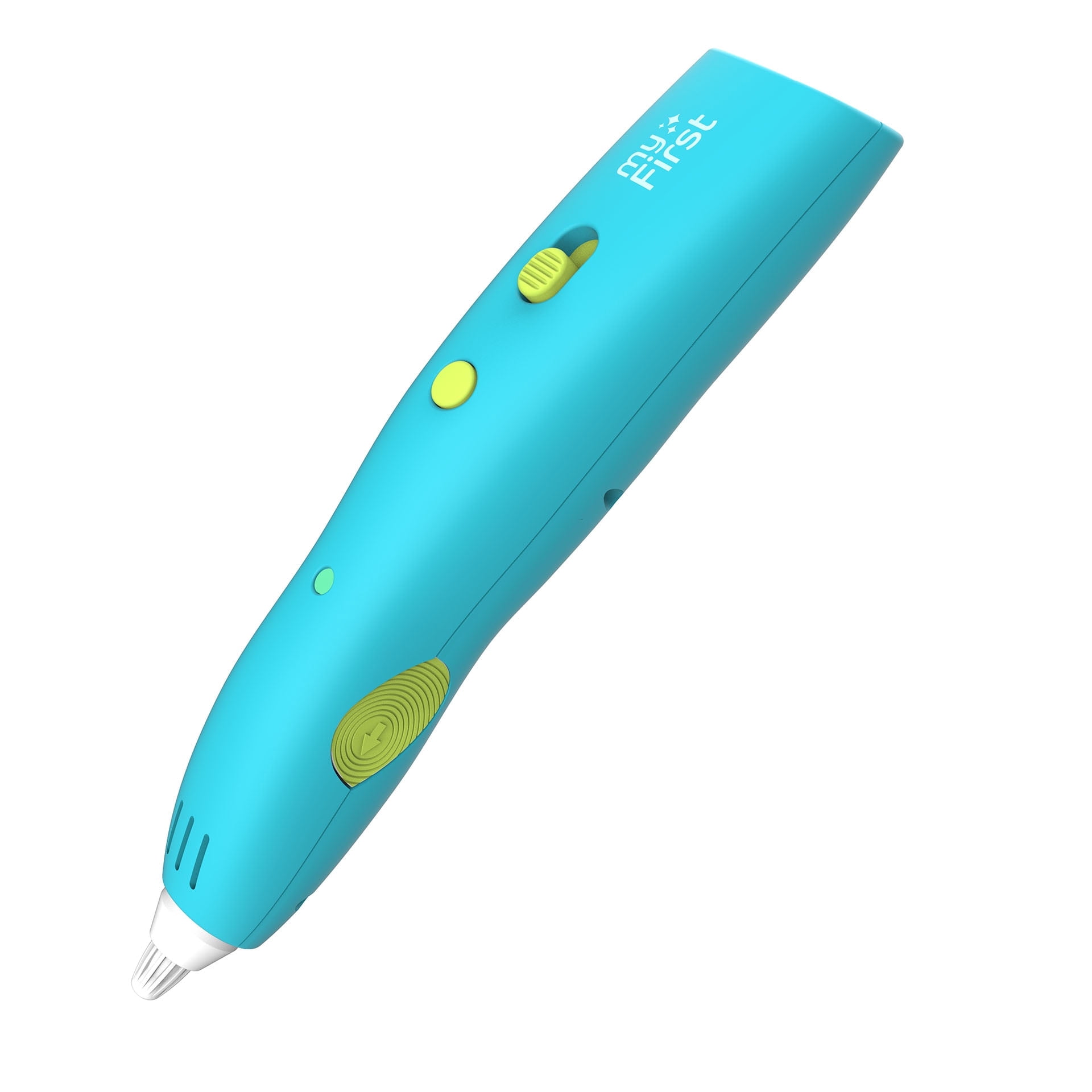 myFirst 3D Pen Make (Blue) Starter Kit-Wireless, Rechargeable, 6 PCL Filaments (Ages 5-15)