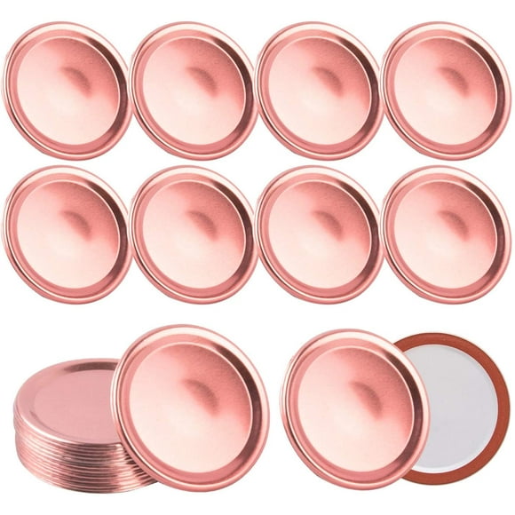 20 Pack Mason Jar Lids Mason Jar Split-Type Lids Mason Jar Cover Mason Jar Lid with Silicone Excluding Mason Circle