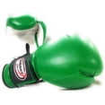 thumbnail image 7 of Woldorf USA Water Resistant Nylon Boxing Gloves Kickboxing Muay Thai Punching Bag Gloves Vinyl Green - Durable Boxing Gloves - Multi-Layered Foam Padding Offers Unbeatable Men Women Fight Gloves 16oz, 7 of 7