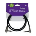 thumbnail image 3 of On-Stage 3' Patch Cable w/ Pancake Connectors (Black) (PC536B), 3 of 3