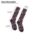 thumbnail image 5 of Daiia Sports Socks Cinco De Mayo Floral Printed Novelty Crew Socks for Men Women Knee High Socks Cotton Socks Soft & Breathable Support Unisex Socks, 5 of 9