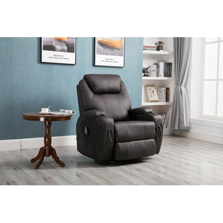 Mage Recliner Chair 360 Degree Swivel And Heated Mage Recliner Chair 360 Degree Swivel And Heated Leather Sofa With 8 Vibration