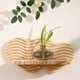 thumbnail image 4 of Estante de pared de madera estilo bohemio | Estante decorativo bohemio para salón y dormitorio | Estante colgante de madera de 16 x 29,5 cm para plantas y libros, 4 of 6