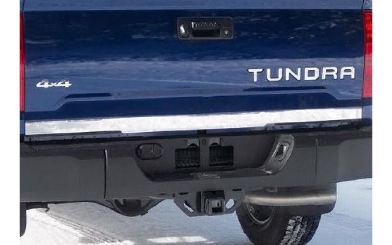 Brushed Aluminum 2014-2018 Toyota Tundra Tailgate Letter Insert Decal