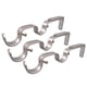 thumbnail image 5 of Juego de 3 soportes ajustables para barra de cortina, marco de ventana, soporte para barra de cortina Plata, 5 of 9