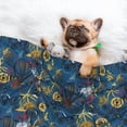 thumbnail image 3 of Yiaed Halloween Elements Print Dog Blankets-Cat Blanket Washable for Couch Protection,Puppy Blanket, Soft Plush Reversible Throw Furniture Protector-Small, 3 of 8