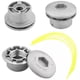thumbnail image 3 of Cabezal de desbrozadora universal, cabezal de corte de aluminio Roscas para desbrozadora de gasolina Cortadora de césped, 3 of 5