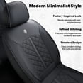 thumbnail image 3 of for Ford Maverick 2022-2026 Custom Fit Seat Covers Premium Leather Water Resistant Tailored Fit Comfort Fit Armrest Compatible, 3 of 10