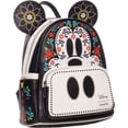 thumbnail image 2 of Loungefly Mickey Mouse Dia De Los Muertos Sugar Skull Mickey Mini-Backpack EE Exclusive, 2 of 7