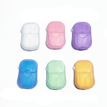 Portable Soluble Bath Foaming Slice, Environmental Friendly Material Paper Soap Sheets for On-The-Go Hygiene, Quick Dissolving Disposable Hand Washing for Travel Camping