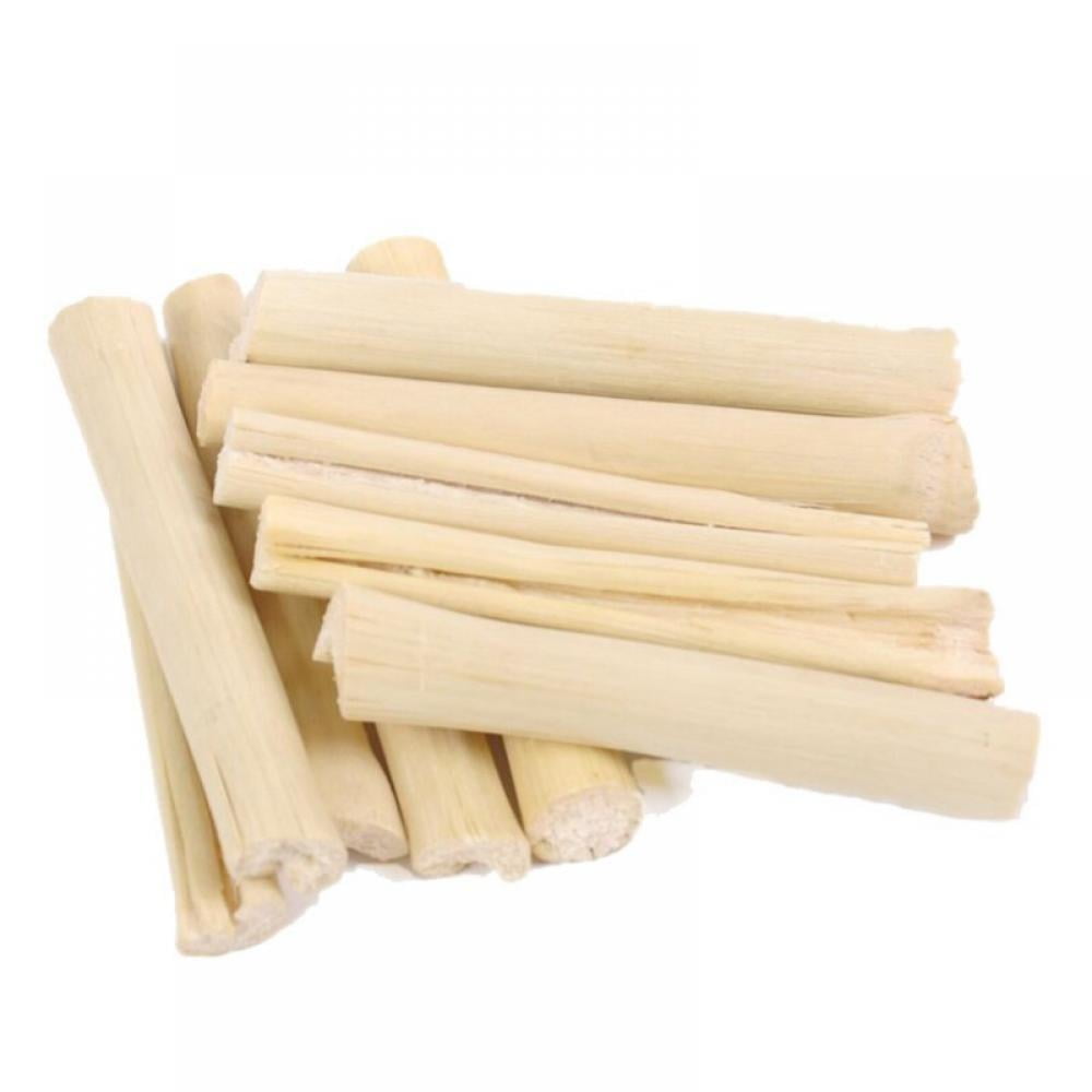 Hamster Chew Toys, Natural Wood Snack ToysSweet Bamboo Suitable for Chinchilla Guinea Pig