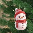 thumbnail image 4 of Vikakiooze Christmas Valentine's Day 2D Flat Acrylic Car Rearview Mirror Decoration Cute Snowman Backpack Pendant, 4 of 7