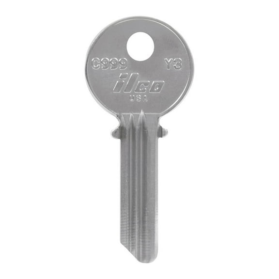 Hillman 5968672 Traditional Key House & Office Blank Single Sided Universal Key - Pack of 10