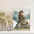 thumbnail image 2 of Mountain House Landscape Canvas Print, Ideal for Living Room, Bedroom, Office, Rustic Cabin Decor, 2 of 8