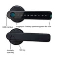 thumbnail image 4 of MYG Smart Fingerprint Door Lock with Keypad for Bedroom Office Indoor Security - USB Rechargeable Keyless Entry Zinc Alloy Lock with 3 Unlock Methods Black, 4 of 10