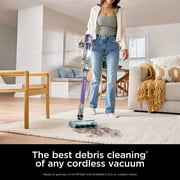 Shark PowerDetect Cordless Stick Vacuum, Carpet and Hardfloors, DuoClean Detect Technology, Reverse Cleaning, MultiFLEX Wand, 70-Min Run Time, IP1251 Purple