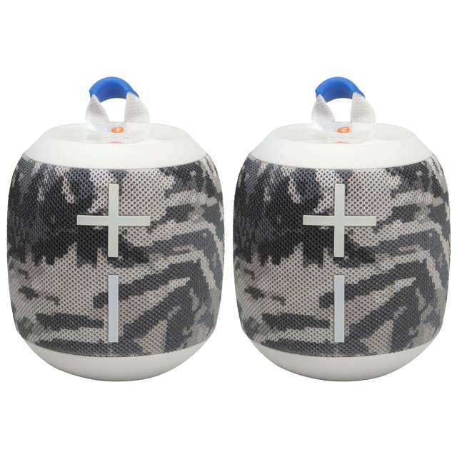 2x Ultimate Ears WONDERBOOM 2 Haut-Parleur Bluetooth Portable (Gris Jungle)