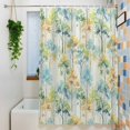 thumbnail image 3 of Watercolor Forest Colorful Small Stall Shower Curtain, Waterproof Shower Curtains for Bathroom, Abstract Art Modern Trees Washable Fabric Bath Curtain for Bathtub Decoration with Hooks 36x78 Inches, 3 of 9