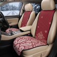thumbnail image 2 of CHAQLIN Floral Print Car Front Seat Covers for Truck, Non‑Slip Airbag Compatible Car Seat Covers 2 Piece Polyester Vehicle Front Driver Seat Cover Pad, 2 of 7