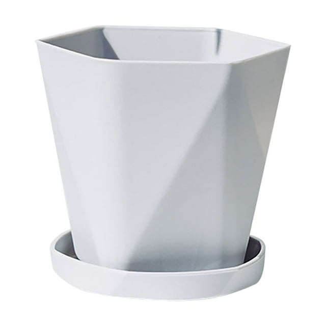 Durable Resin Planter for Outdoor Garden Balcony and Patio Decorative Large Container with Thickened Walls
